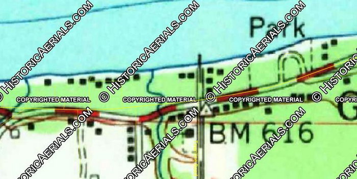 Koechers Cabins - 1966 Topo (newer photo)